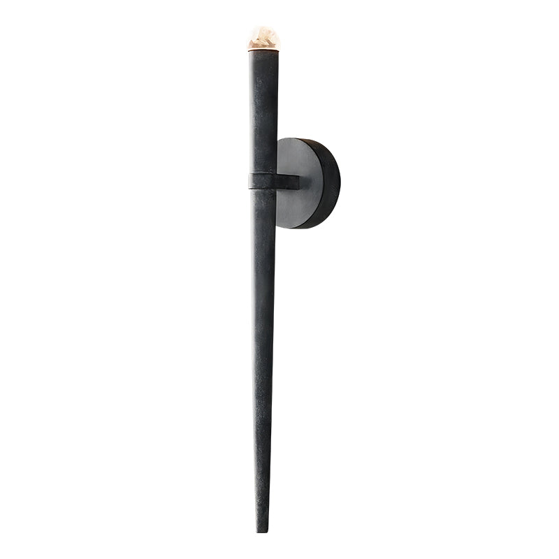 Brass Torch Sconce
