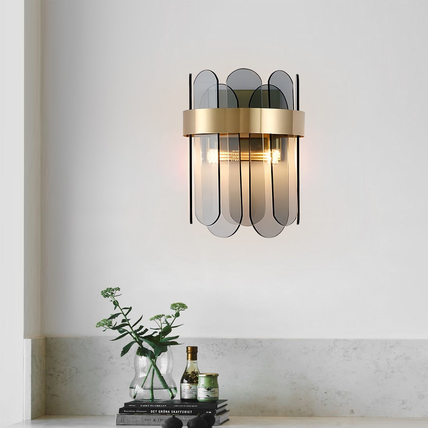 Aashvi Glass Sconce