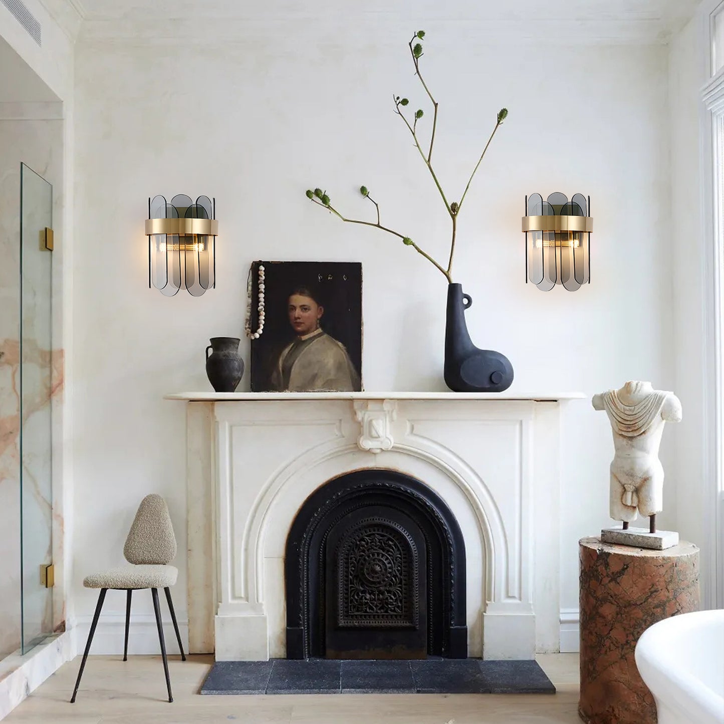 Aashvi Glass Sconce
