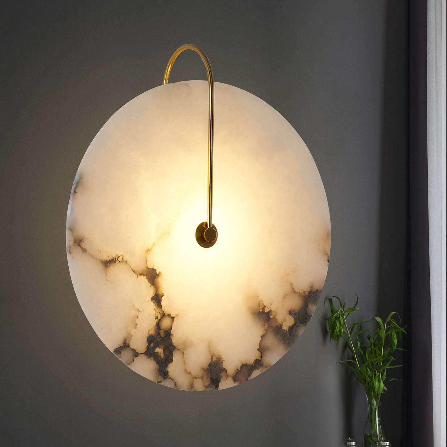 Alabaster Sconce