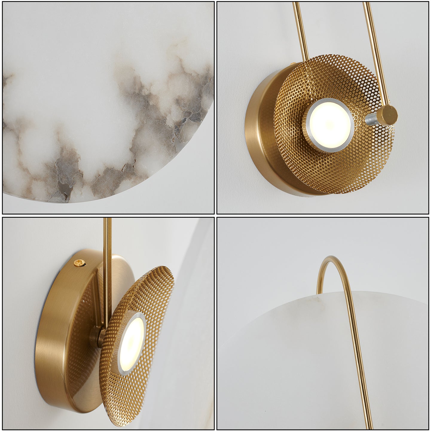 Alabaster Sconce
