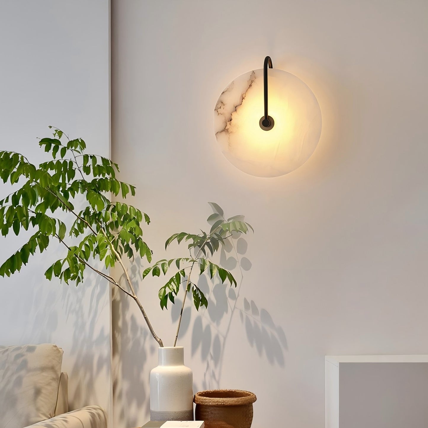 Alabaster Sconce