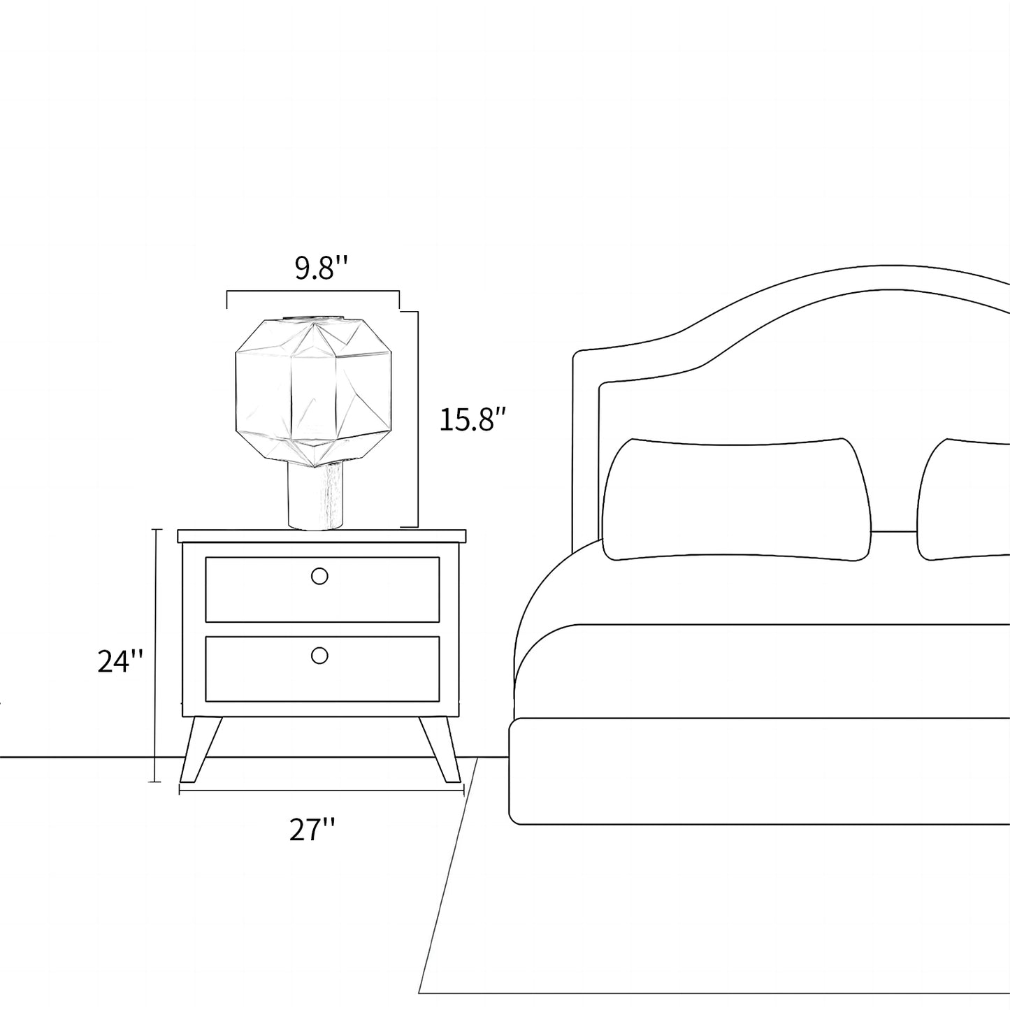 Cube Table Lamp