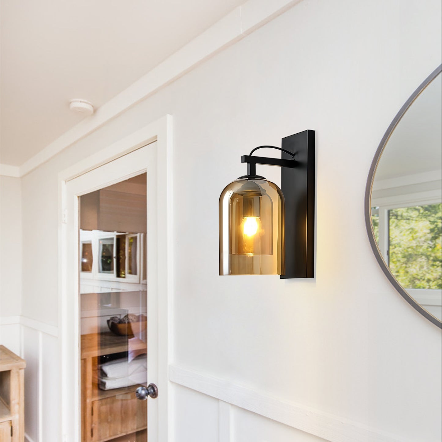 Double Glass Sconce