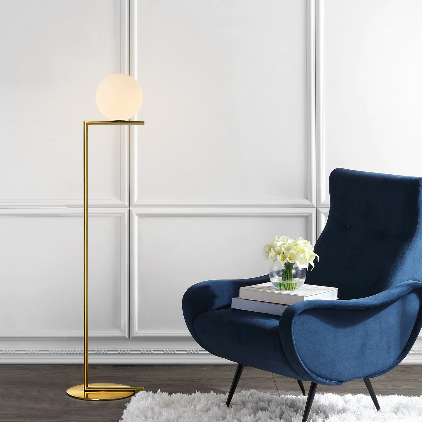 IC Glass Floor Lamp