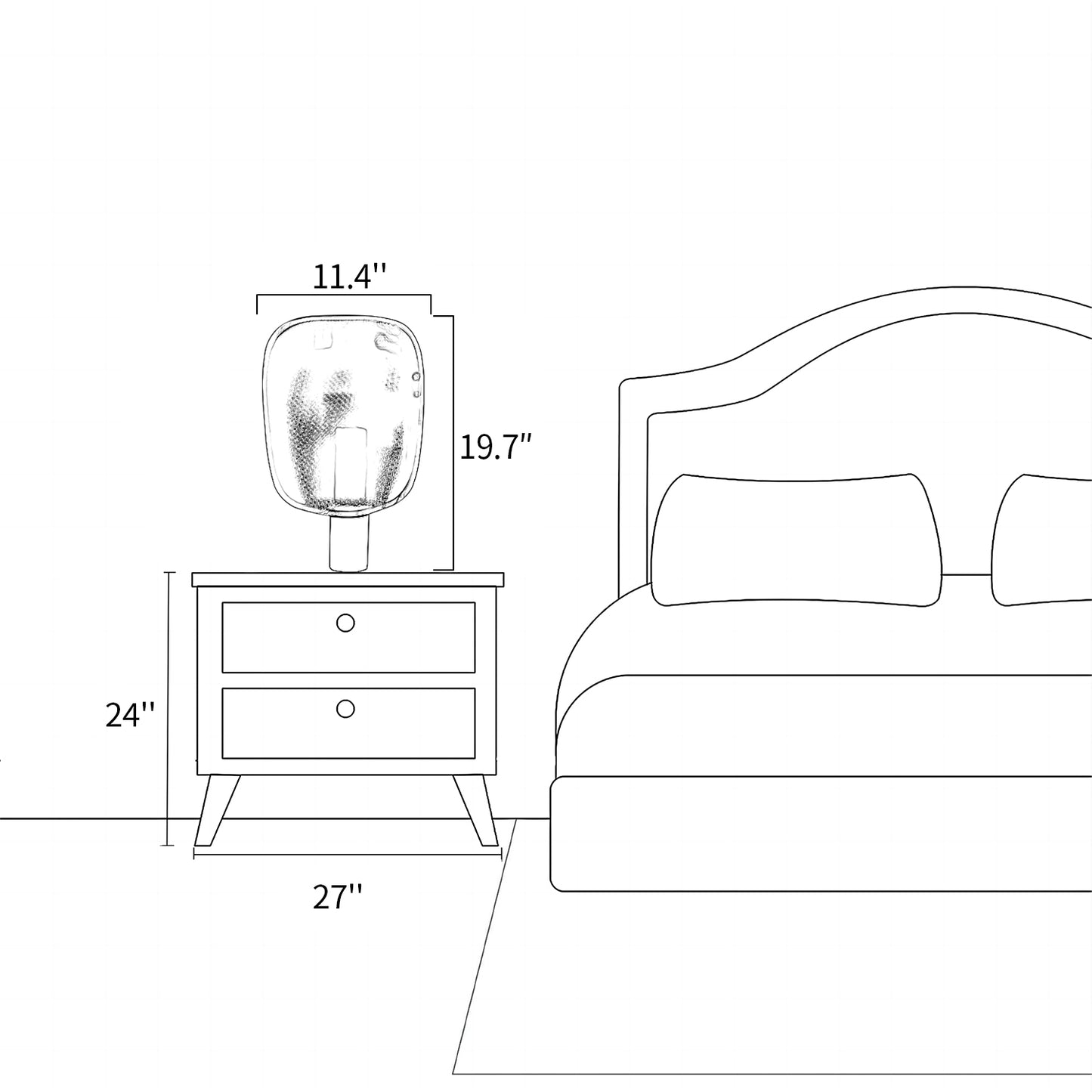 Vane Table Lamp