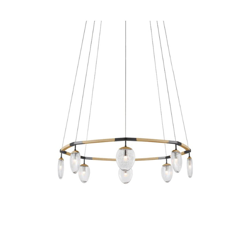 Leaf Oval Ring Chandelier