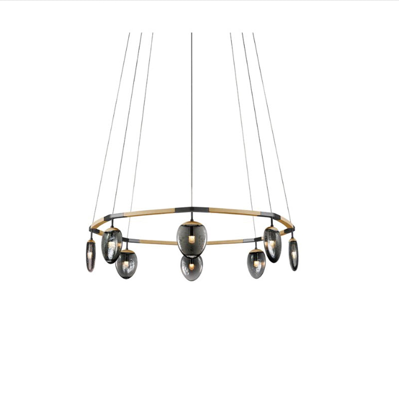 Leaf Oval Ring Chandelier