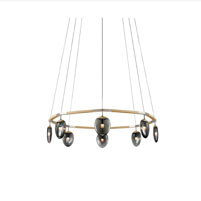 Leaf Oval Ring Chandelier