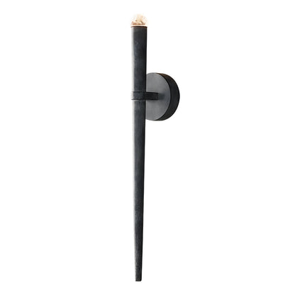 Brass Torch Sconce