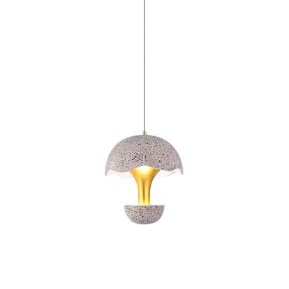 Cement Mushroom Pendant