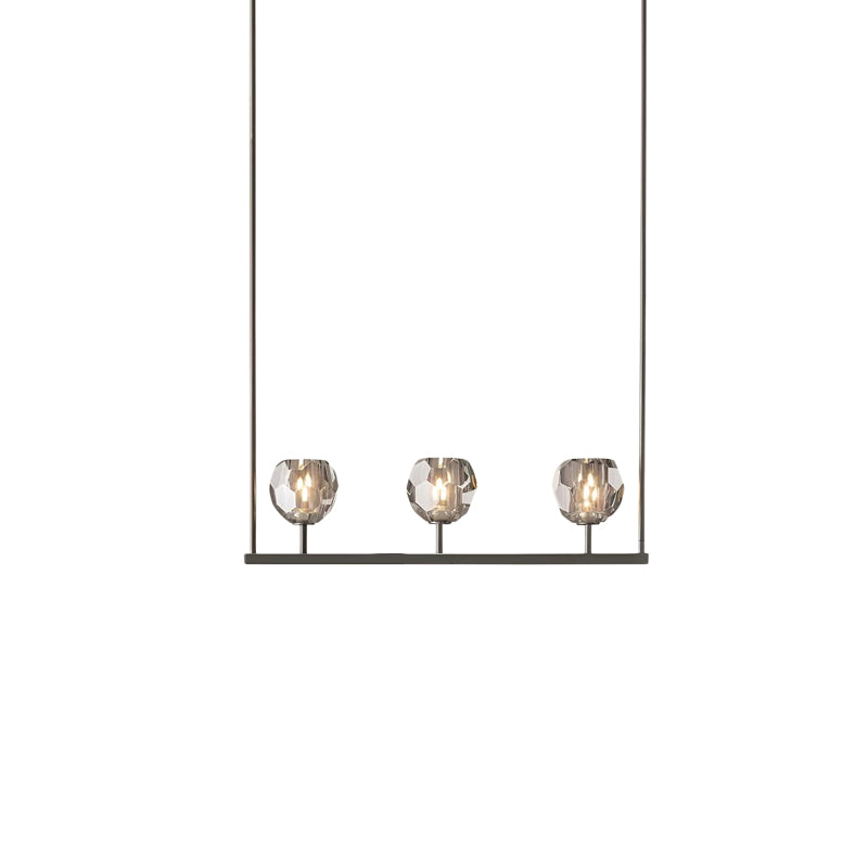 Crystal Ball Linear Chandelier