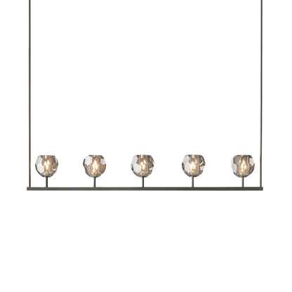 Crystal Ball Linear Chandelier