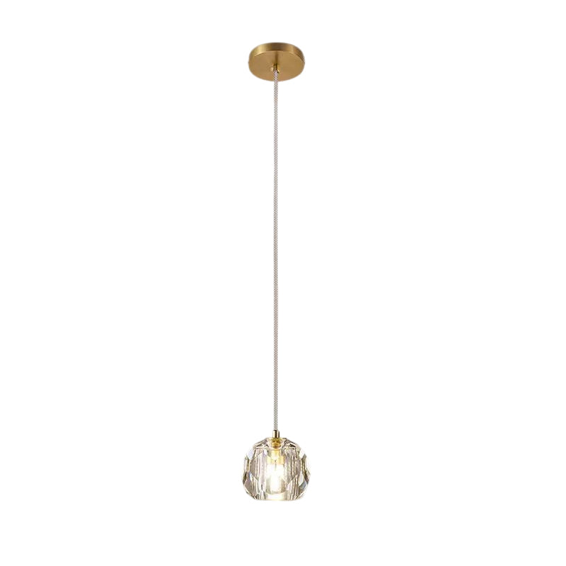 Crystal Ball Round Cluster Chandelier