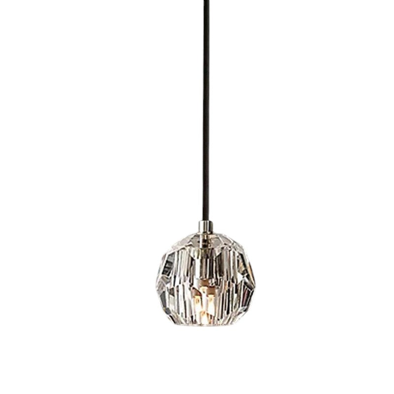Crystal Ball Round Cluster Chandelier