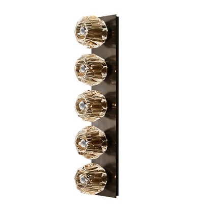 Crystal Ball Wall Sconce