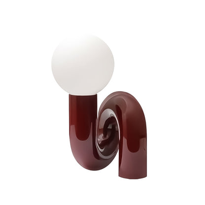 S-Shaped Resin Table Lamp