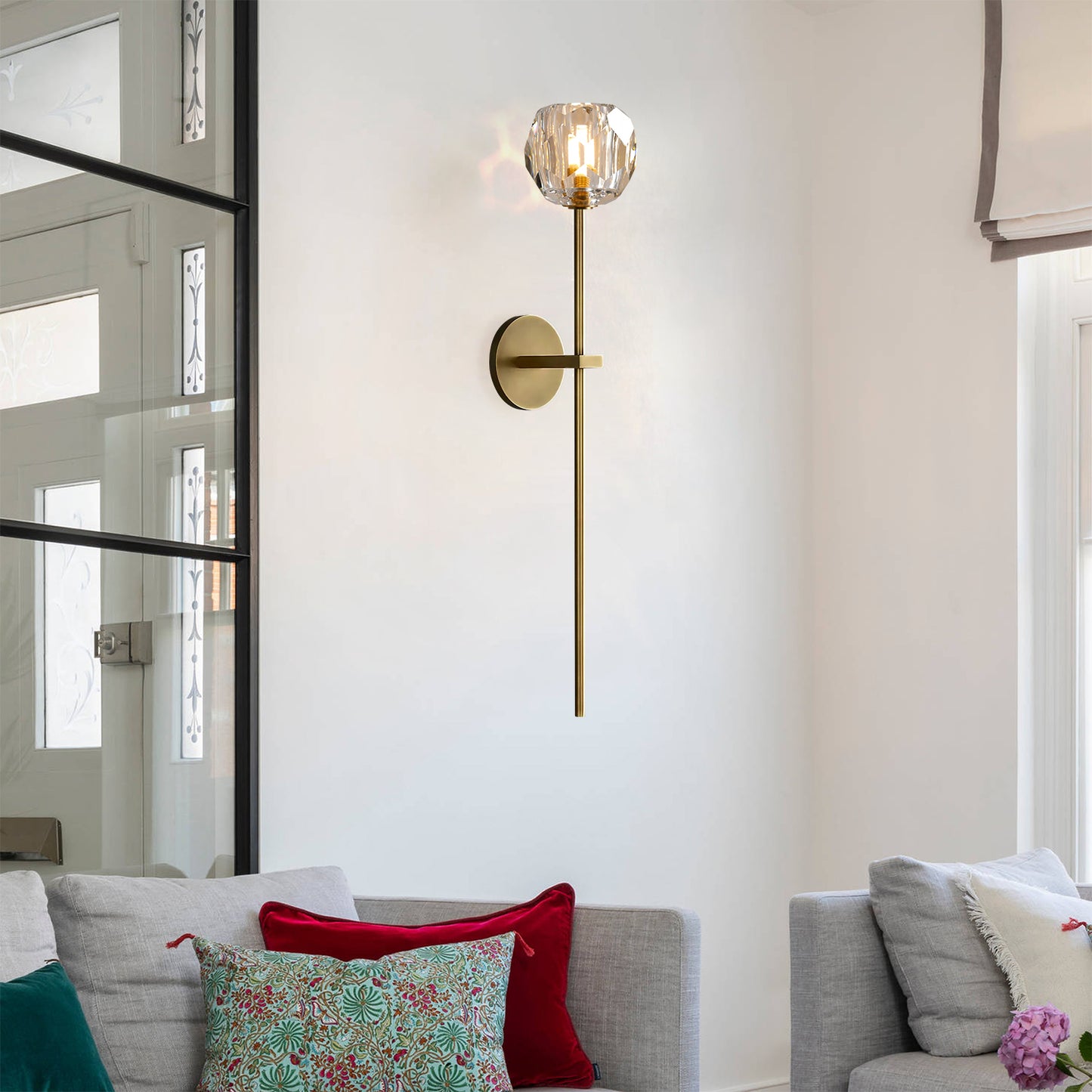 Crystal Ball Sconce