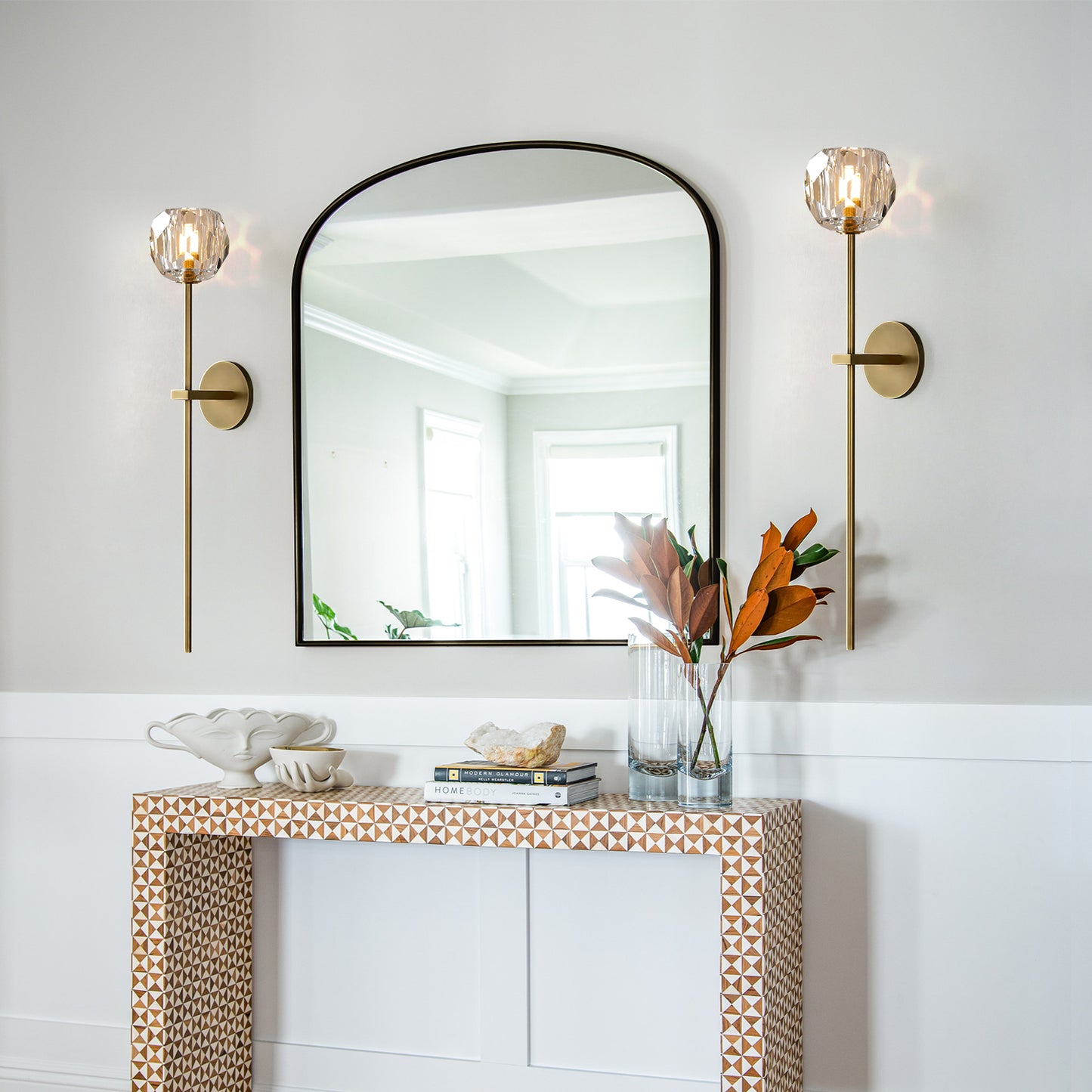 Crystal Ball Sconce
