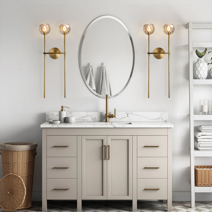 Crystal Ball Sconce