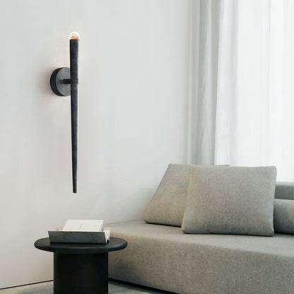 Brass Torch Sconce