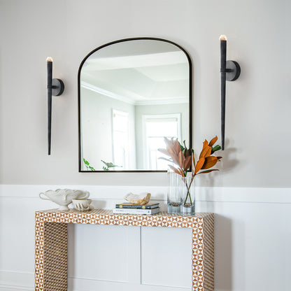 Brass Torch Sconce