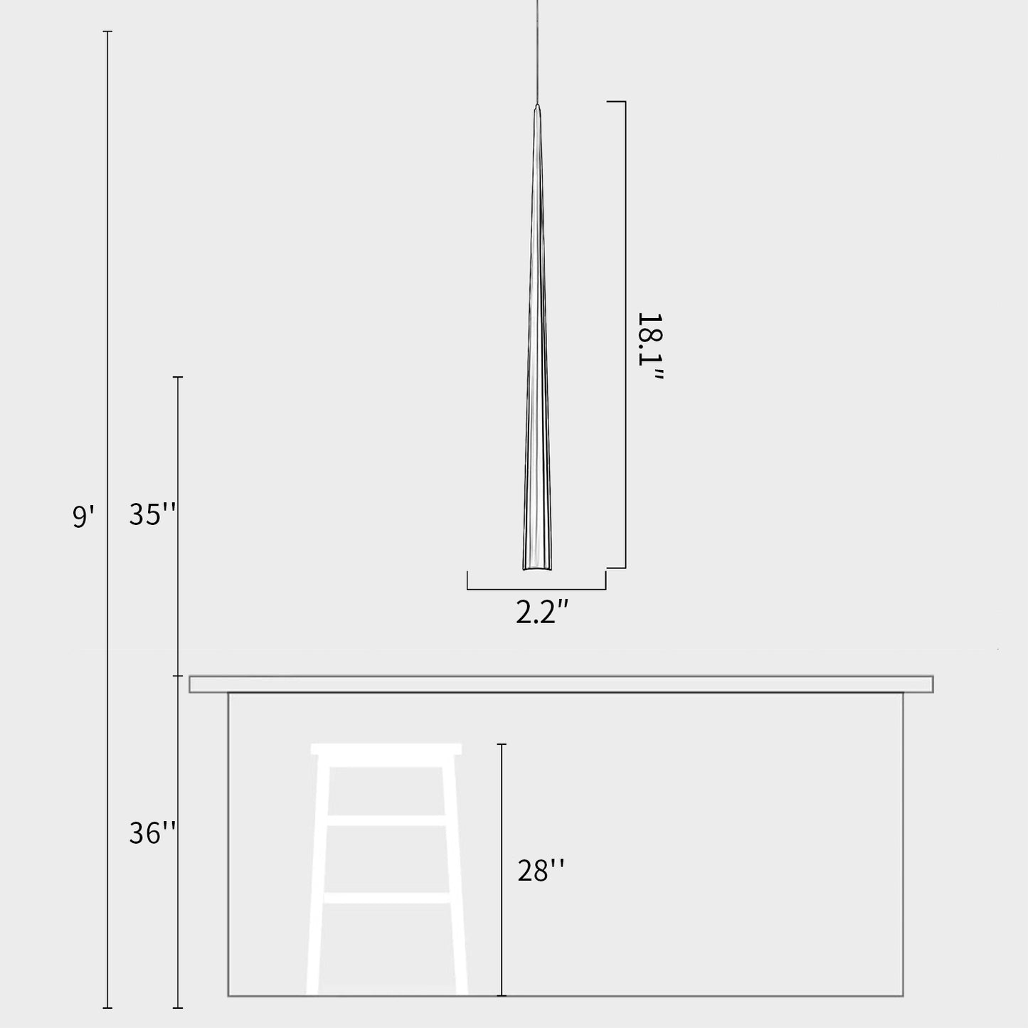 COB Beam Cone Light