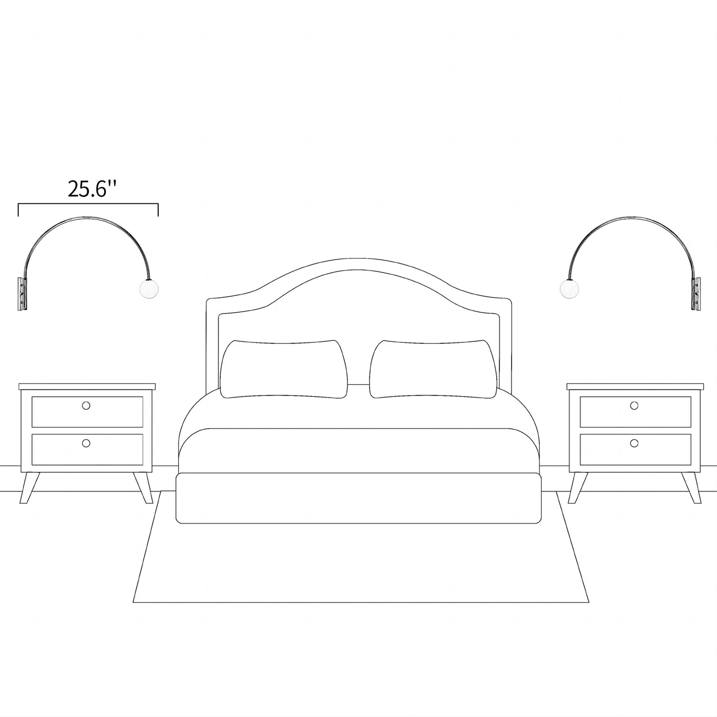 Curved Wall Light