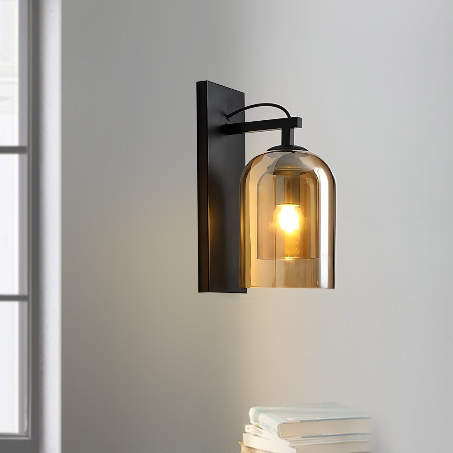 Double Glass Sconce