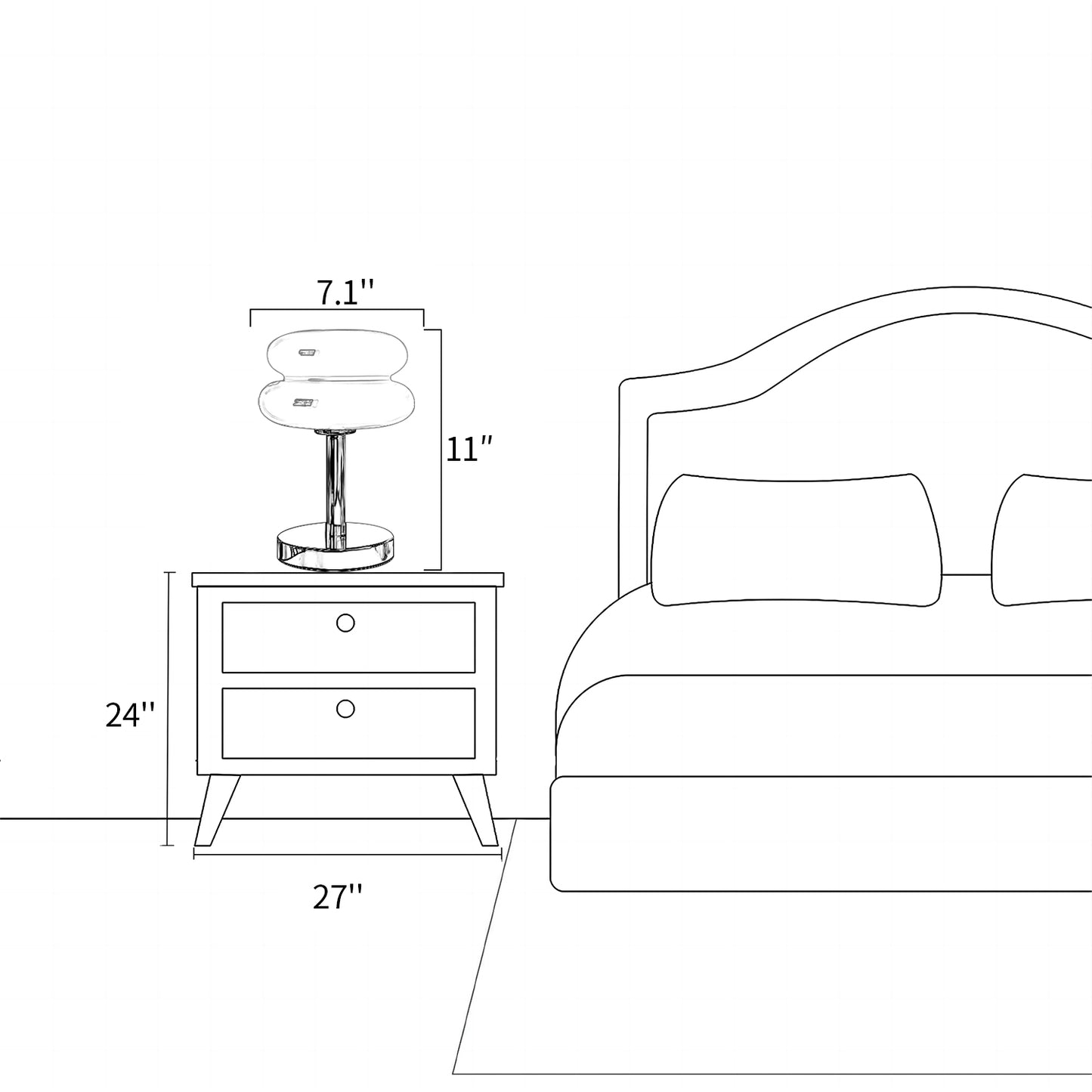 Egg Tart Table Lamp