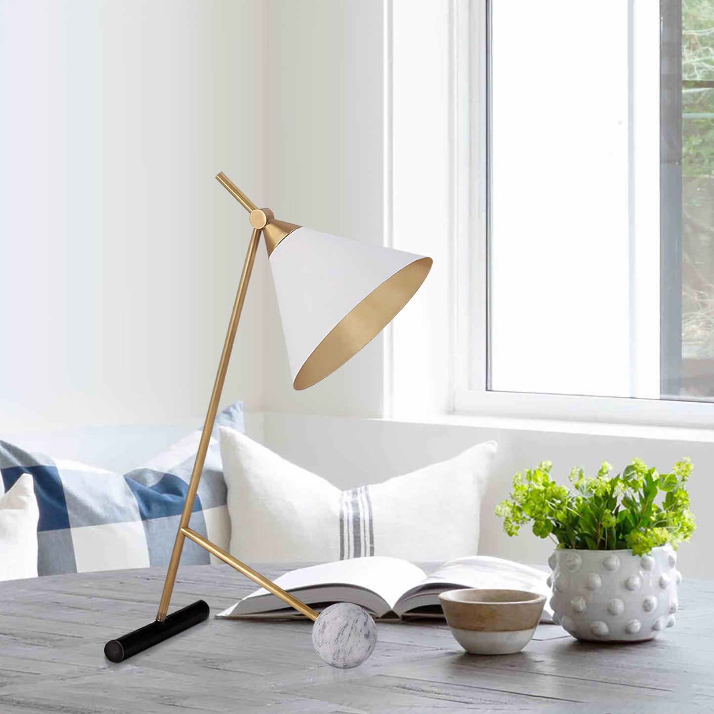 Funnel Table Lamp