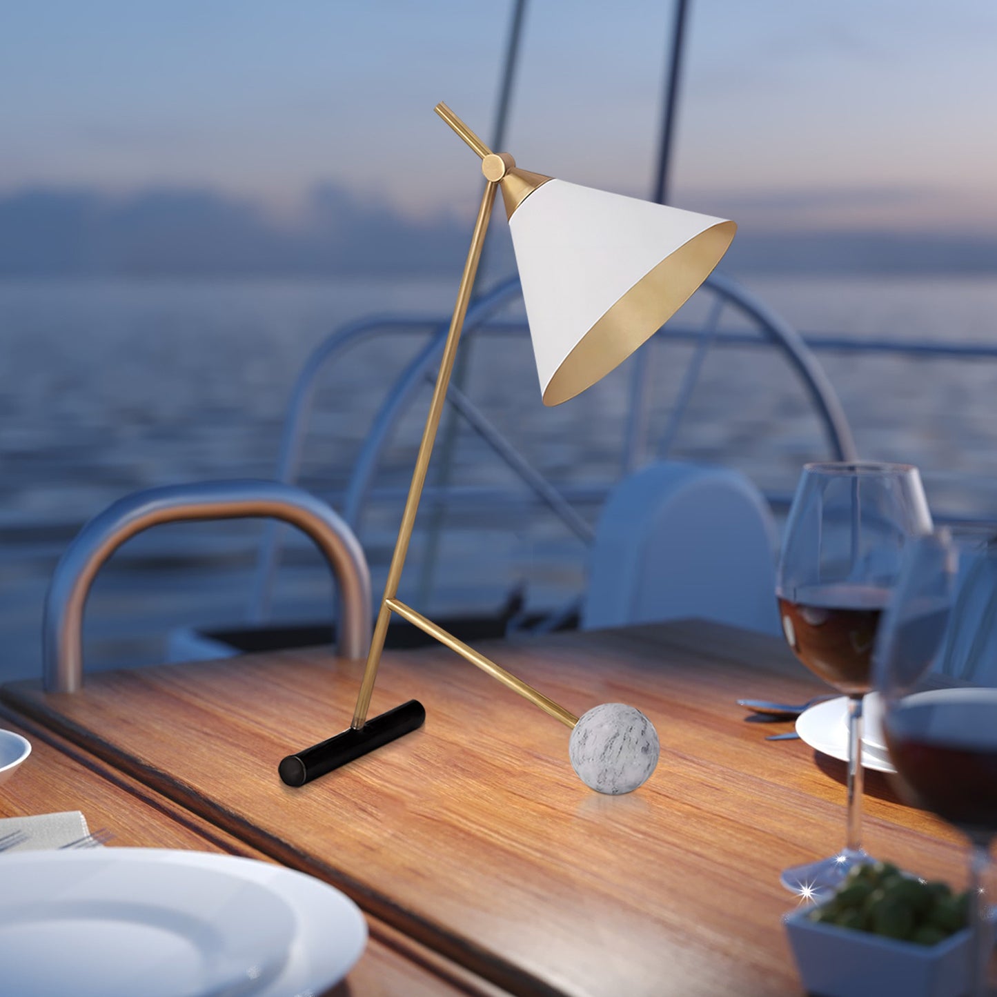 Funnel Table Lamp