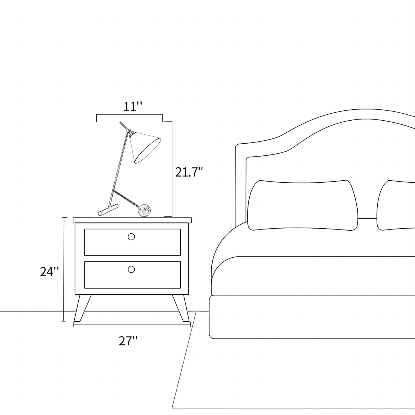 Funnel Table Lamp