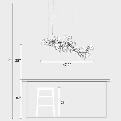 Ginkgo Chandelier A