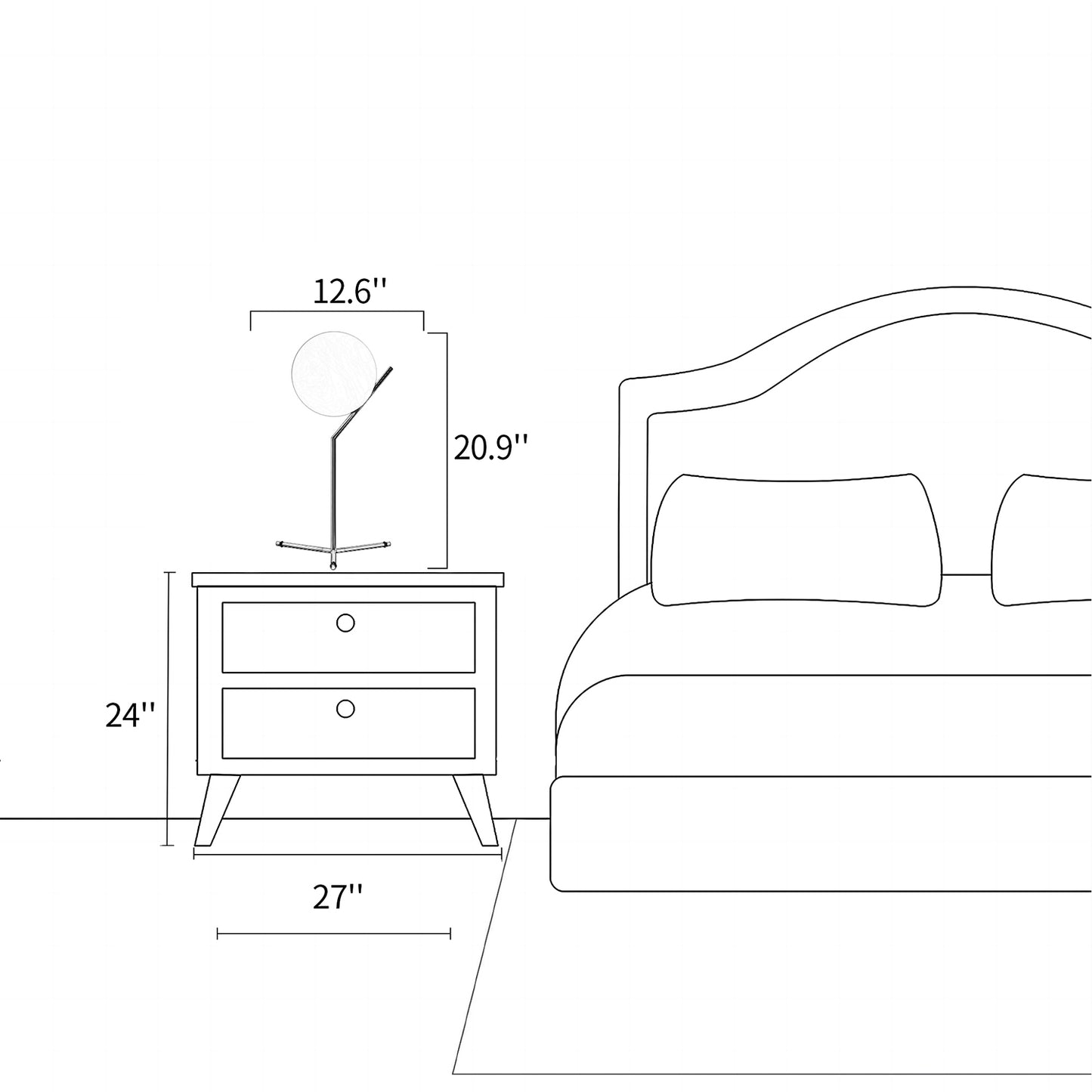 IC Glass Table Lamp