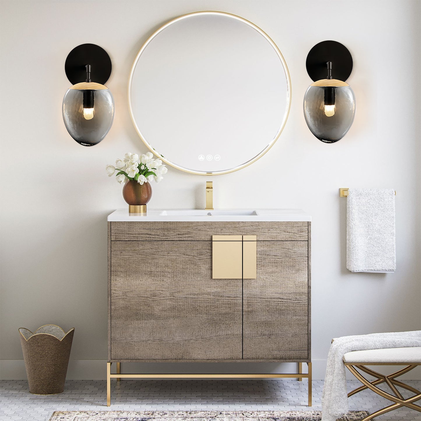 Leaf Oval Sconce