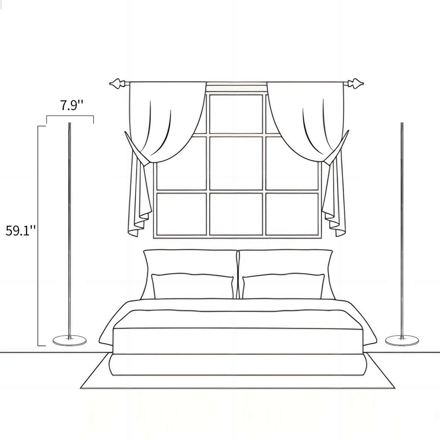 Line LED Floor Lamp