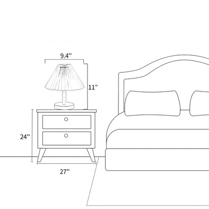 Noya Pleated Table Lamp