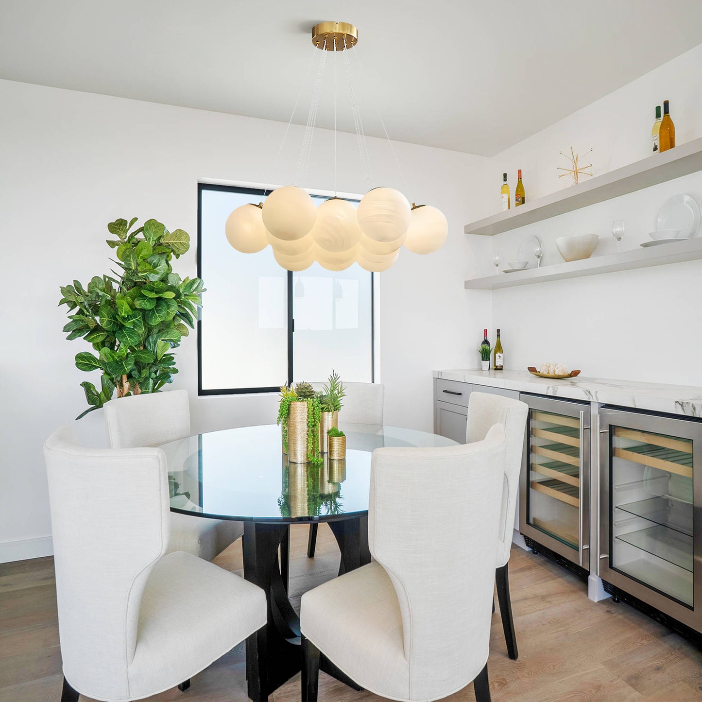Nubo Glass Chandelier
