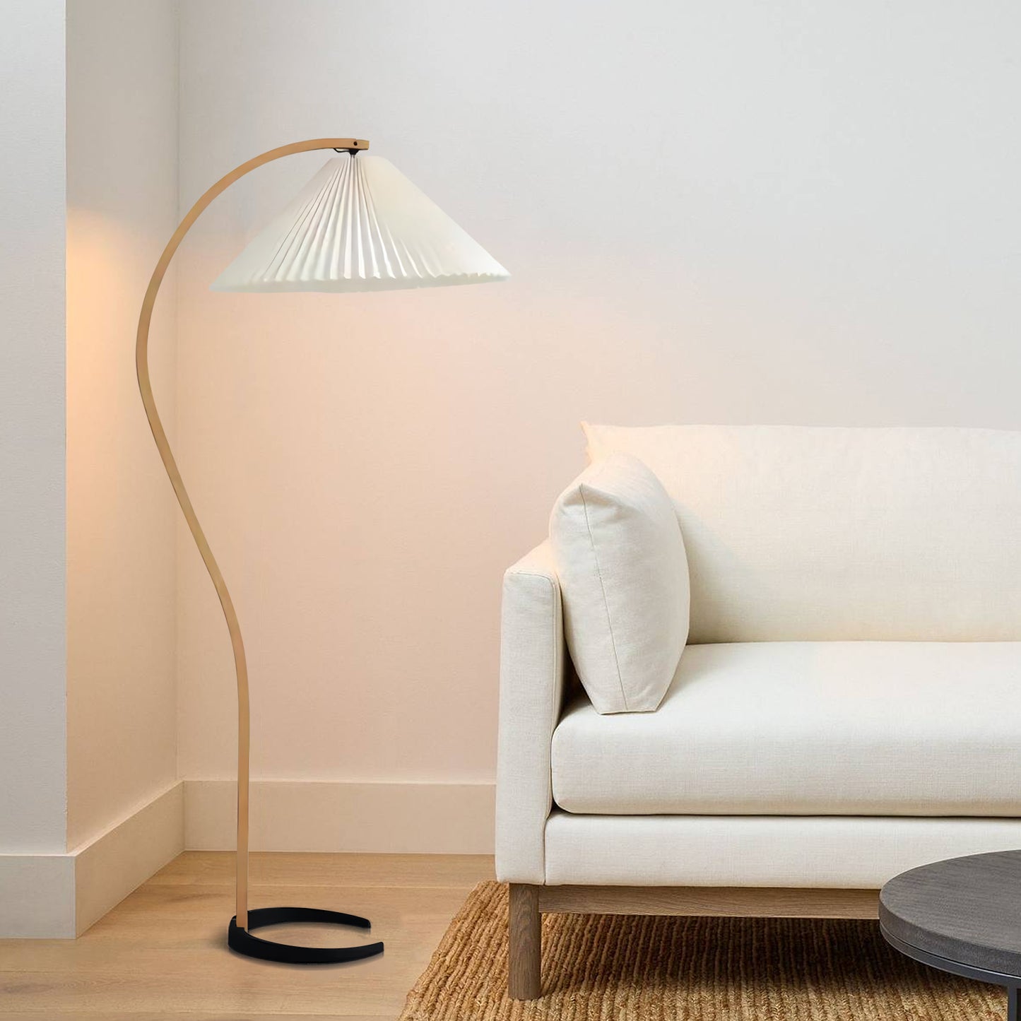 Pleated Floor Lamp