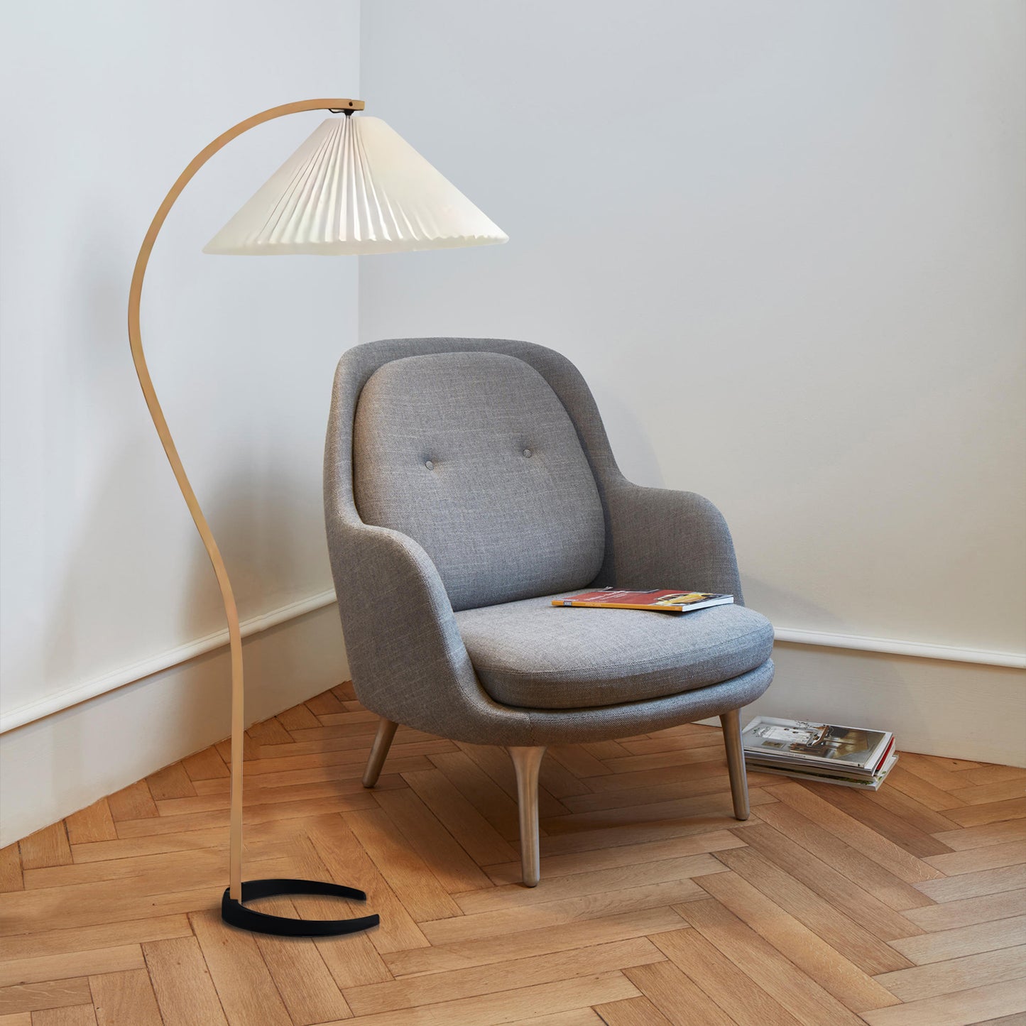 Pleated Floor Lamp