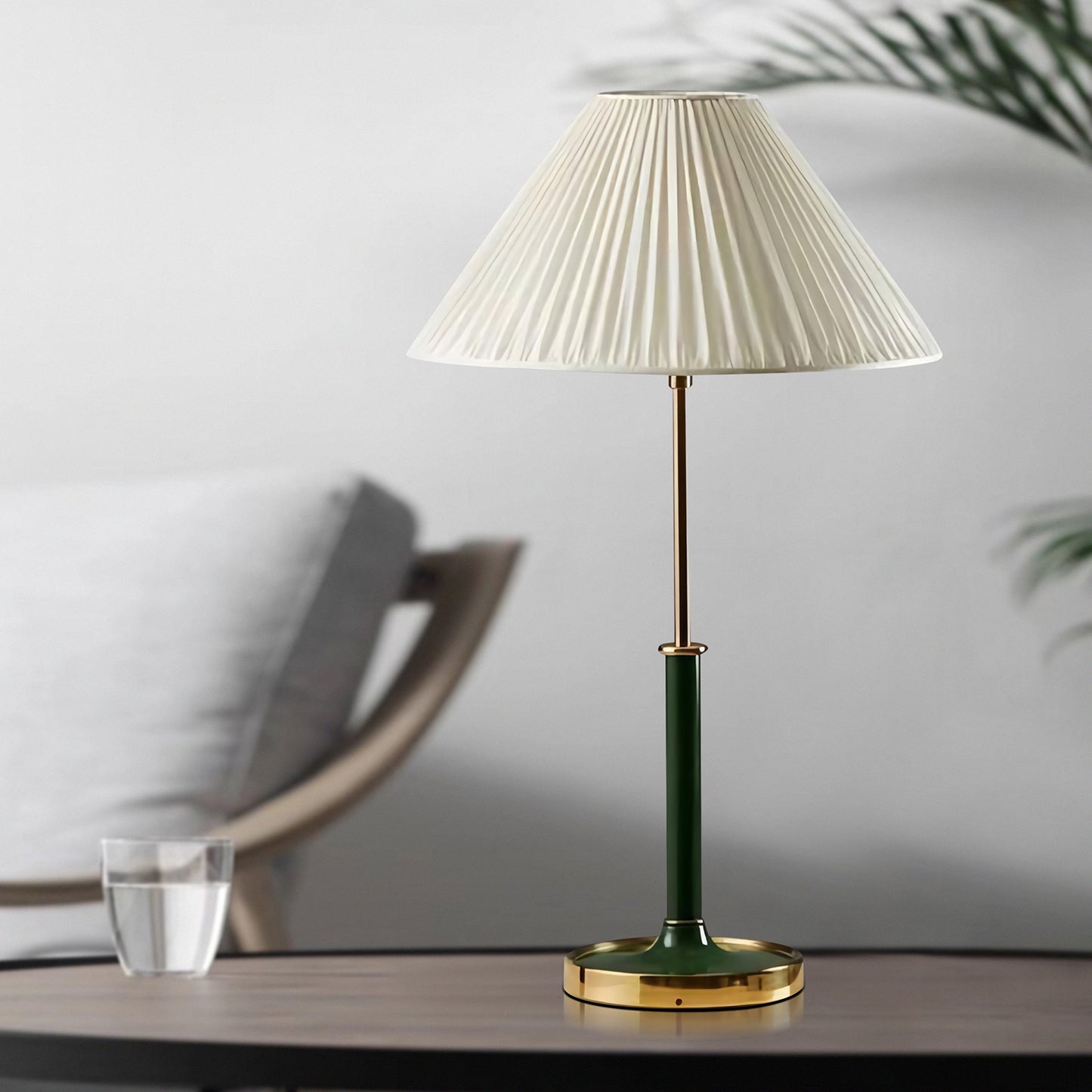 Pleated Shade Table Lamp