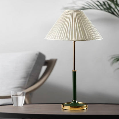 Pleated Shade Table Lamp