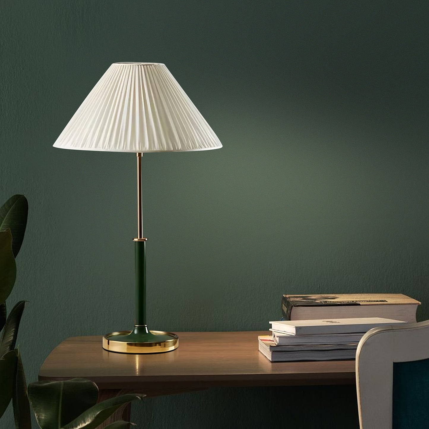 Pleated Shade Table Lamp