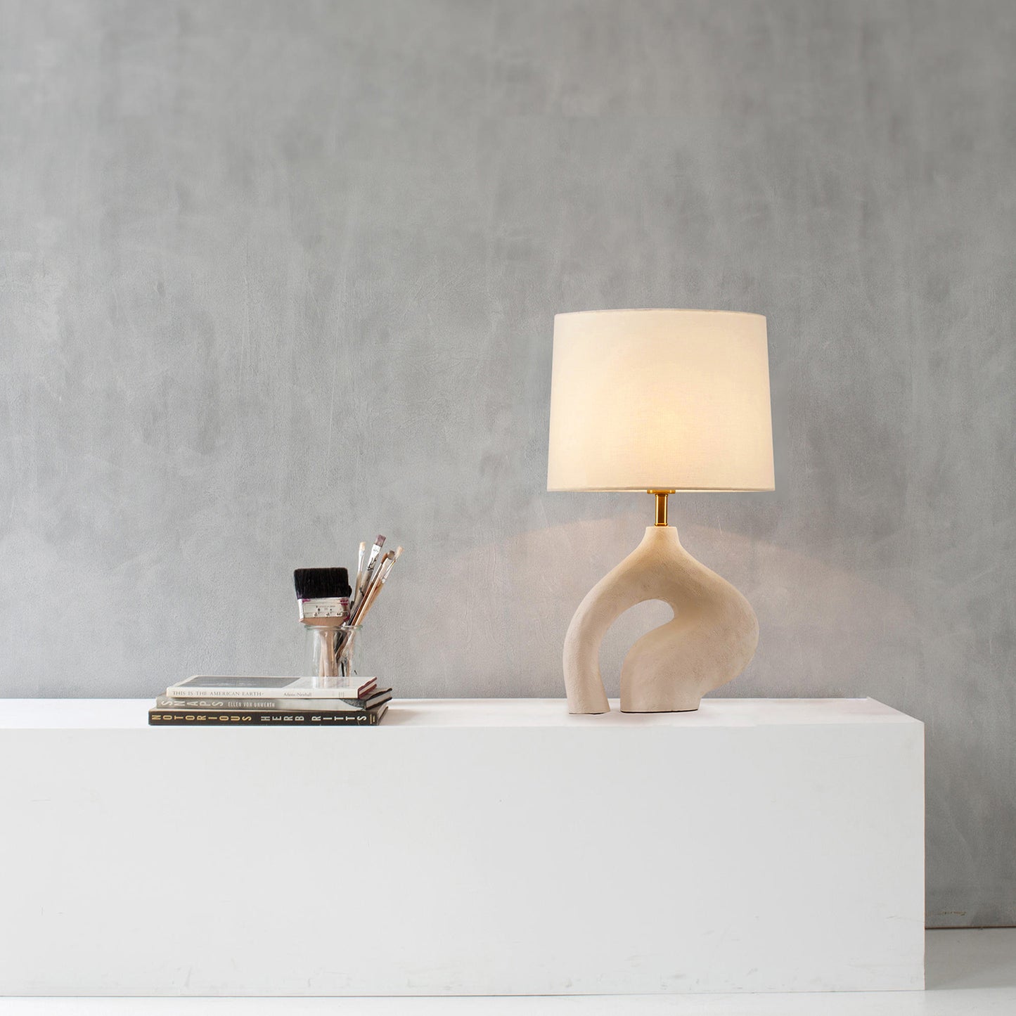 Resin Table Lamp