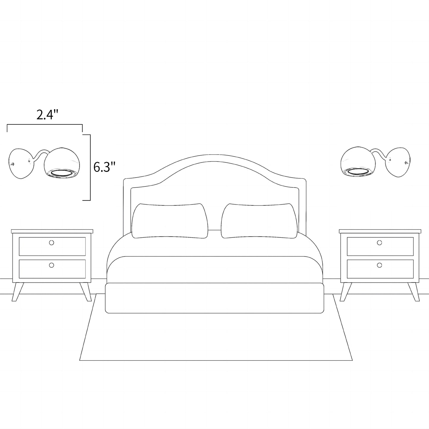Rotating Wall Lamp