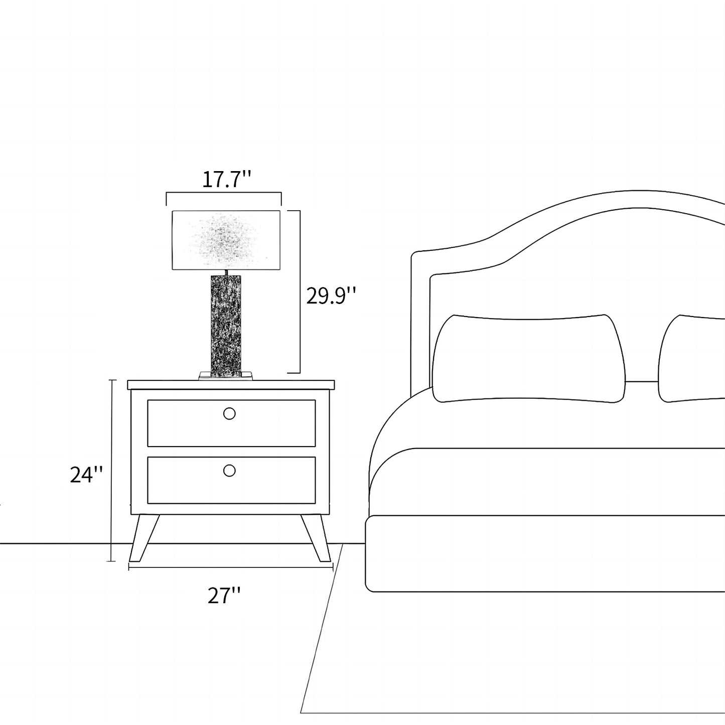 Textured Table Lamp