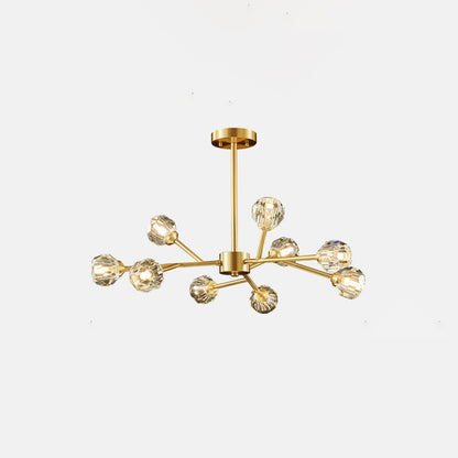 Crystal Ball Cluster Chandelier