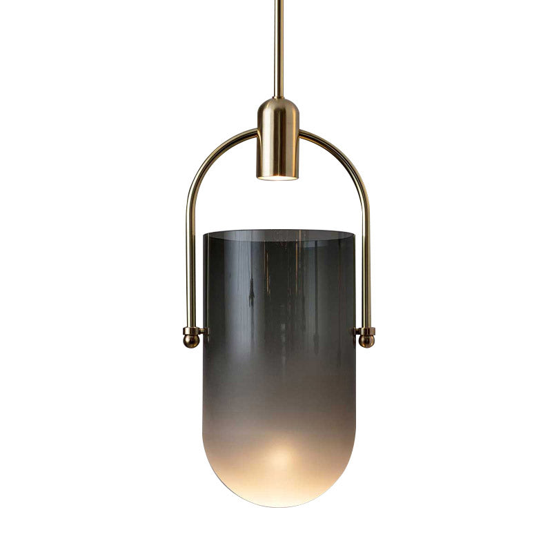 Curved Glass Pendant Lamp