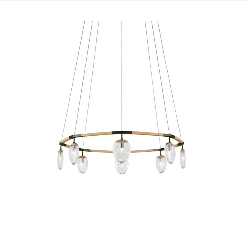 Leaf Oval Ring Chandelier